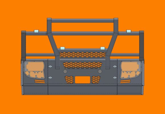 5308 Ra Iveco Stralis Ad At 13+ Bullbar Front