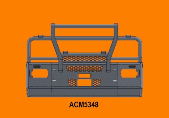 5348 Ra Iveco Stralis Ad At 13+ 5ap Bullbar Replace Factory Steel Bumper Front