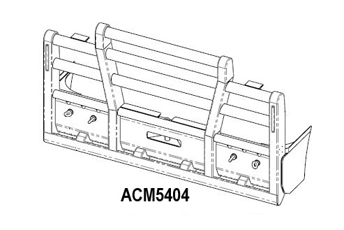 Acm5404 Kenworth K200 4 'y' Post 7a Bullbar Front Iso