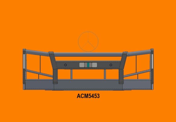 Acm5453 Mercedes Actros 16+ 3 Blade Grille 5a Low Profile Bullbar Front