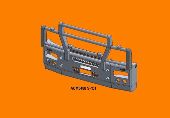 Acm5488 Spot 13+ Ad At 5a Bullbar Replace Factory Steel Bumper Front Iso