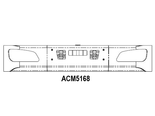 Acm5168 Hino 500 Fc Fd Gd Fe ’03 17 Bumper Front