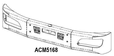 Acm5168 Hino 500 Fc Fd Gd Fe ’03 17 Bumper Iso