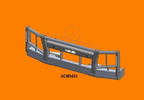 Acm5453 Mercedes Actros 16+ 3 Blade Grille 5a Low Profile Bullbar Front Iso