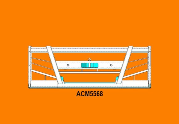 Acm5568 Volvo Fm 11 2023+ 5a Low Profile No Led Insert 'tipper' Bullbar Front