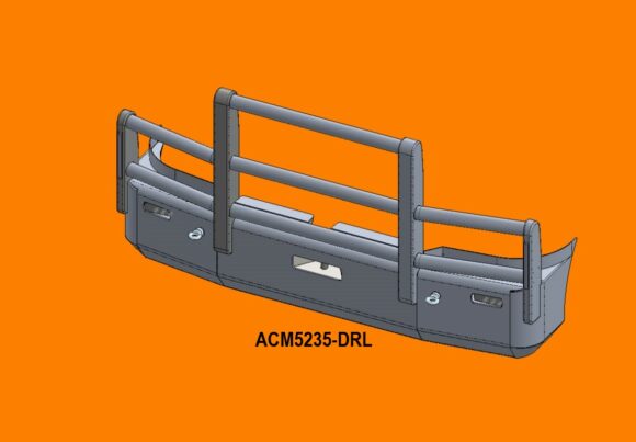 Acm5235 Drl Kenworth T360 5a Bullbar Front Iso