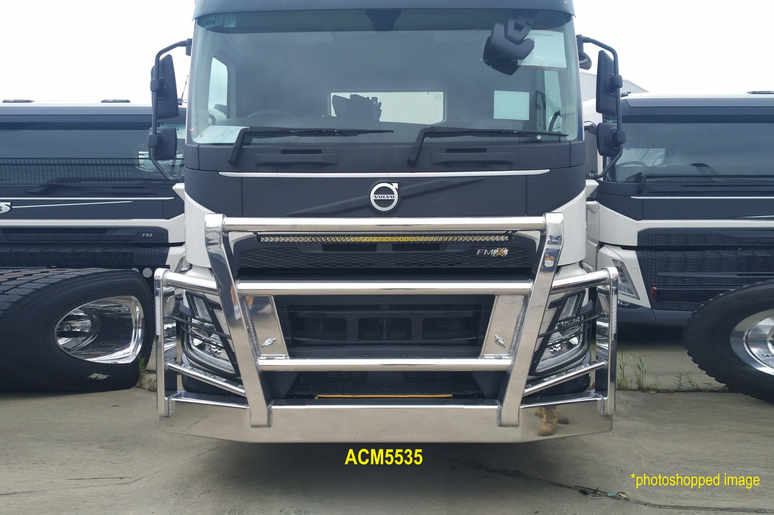 Acm5535 Volvo Fmx 11 2023+ 5a High Top Bullbar Web