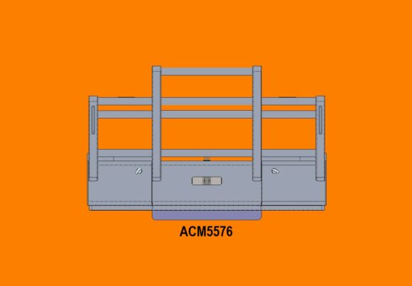 Acm5576 Kenworth T609 5a High Texas Bullbar Front