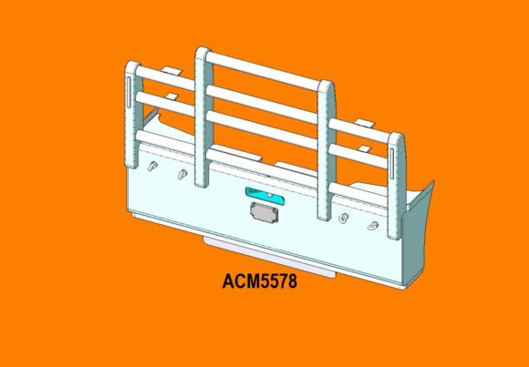 Acm5578 Kenworth C501 C508 C509 5a Ø90mm Pipe Texas Bullbar Acc Front Iso