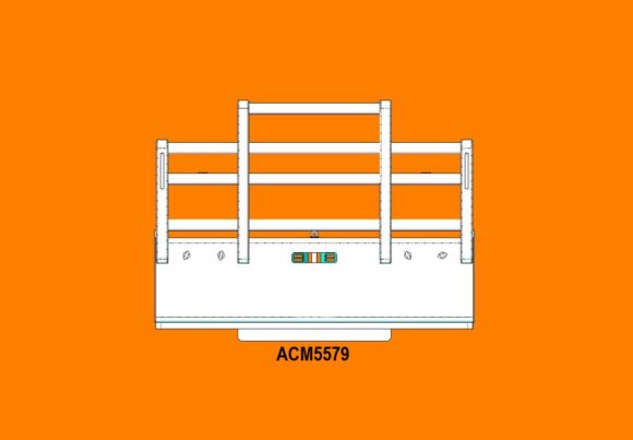 Acm5579 Kenworth C501 C508 C509 5a Ø90mm Pipe Texas Bullbar Front