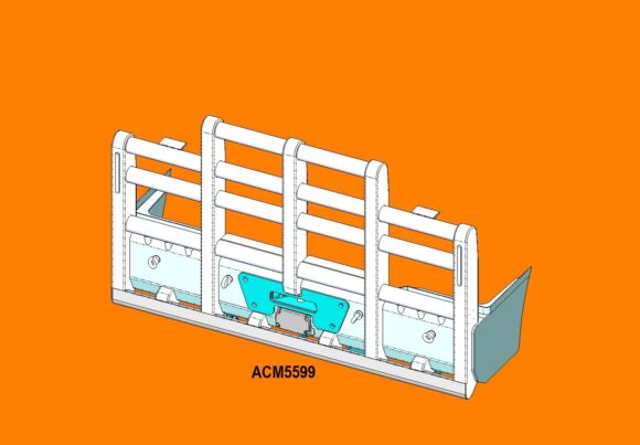 Acm5599 Kenworth T658 T659 7a Bullbar Acc Front Iso