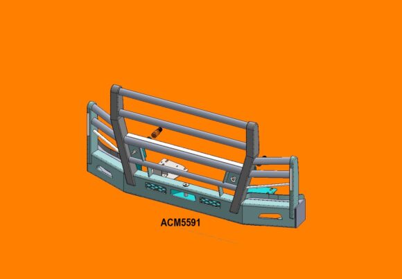 Acm5591 Daf Xg 24+ 5a High Top Bullbar Front Iso1