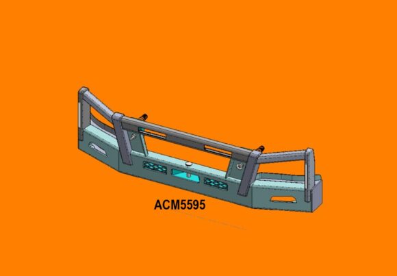 Acm5595 Daf Xg 5a Low Profile Led Insert Bullbar Front Iso