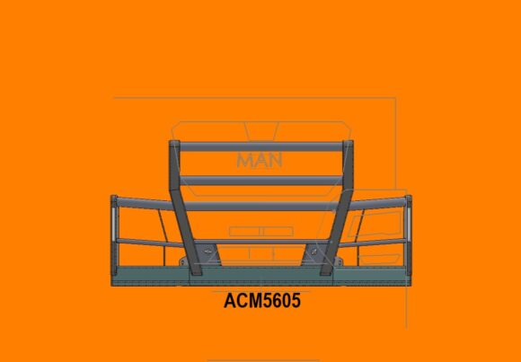 Acm5605 Man Tgs Tg3 8x8 High Bumper 5a Bullbar Front