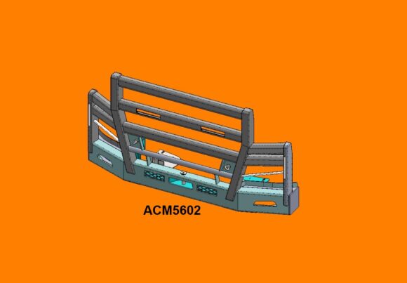 Acm5602 Daf Xg 5a High Profile Led Insert Bullbar Front Iso
