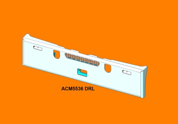 Acm5536 Drl Mack Trident Af 08+ Plank Bumper Front Iso