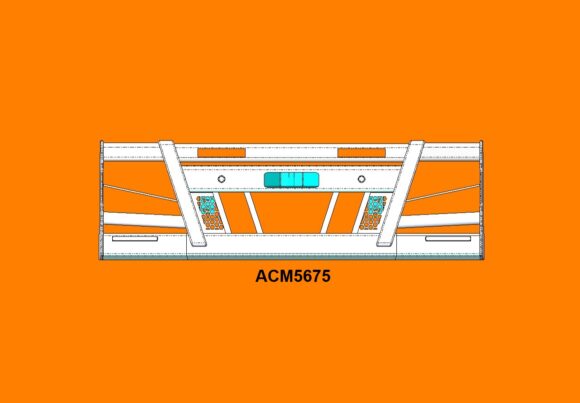Acm5675 Volvo Fe 14+ & 21+ 5a Low Profile Bullbar Front