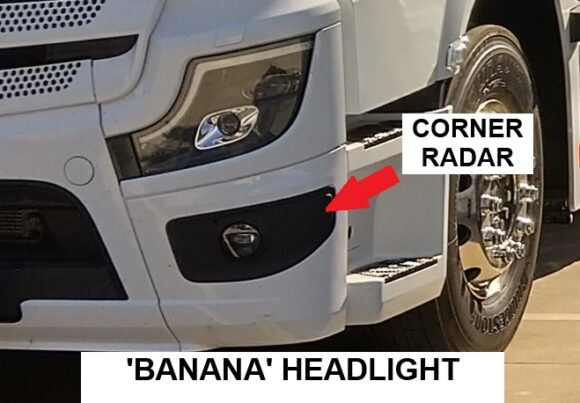 Actros 25+ Banana Headlight 4blade