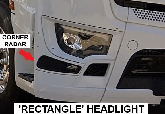 Actros 25+ Rectangle Headlighta